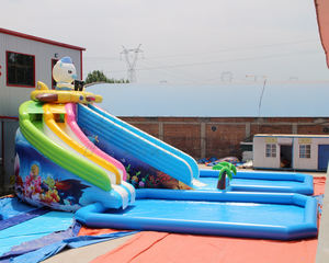 كبير للأطفال الكبار غواصة عمود نفخ الشريحة المياه بالجملة التجارية PVC 1 قطعة مخصصة شعار المطبوعة <span class=keywords><strong>3</strong></span> سنوات - Product Image 6