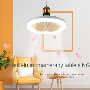 ไฟเพดาน LED ไร้สายควบคุมด้วยรีโมท E27พัดลมติดเพดานแบบทันสมัยพร้อมโคมไฟเพดานหรี่แสงได้ - Product Image 6