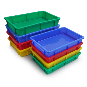 Boîte de rangement pour assiettes rectangulaires en plastique avec couvercle, produit de caisse en forme de rectangle en Chine, vente en gros - Product Image 1