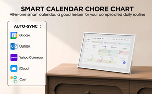 <span class=keywords><strong>Calendario</strong></span> Digital Inteligente <span class=keywords><strong>de</strong></span> 10.1 Pulgadas con Pantalla Táctil WiFi, Montaje en Pared, Planificador Familiar, Compatible con <span class=keywords><strong>Google</strong></span> Calendar - Product Image 2