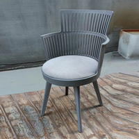 Chaises de salle à manger de jardin en osier pour l'extérieur, recyclées, à bas prix, en matières premières, Prima Pro