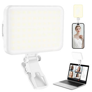 Lampe à selfie portable pour iPhone, lumière d'appoint LED rechargeable pour téléphone, anneau lumineux pour appareil photo, maquillage, visioconférences, <span class=keywords><strong>TikTok</strong></span> - Product Image 1