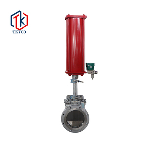 Ductile <b>Iron</b> Carbon Steel Stainless Steel Pneumatic Knife Gate PZ673 Knife Gate - Product Image 3
