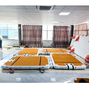 ウォータースポーツ超強力インフレータブルスイムアイランド浮動いかだ滑り止めインフレータブルドックプラットフォーム水上に浮く - Product Image 6