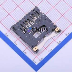 SCDA7A0600 SD Card / Memory Card Connector SMD Connector Self-Return Type Standard SD Card Card Holder 2.85mm - Product Image 2