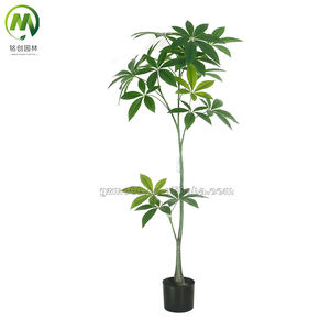 ต้นไม้ประดิษฐ์สไตล์โมเดิร์นรักษ์โลก ต้นเงิน บอนไซ ปาชิรา อควาติก้า สำหรับตกแต่งห้องนั่งเล่น - Product Image 6