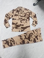 Combinaison de travail en coton mélangé camouflage à manches longues avec ceinture pour uniforme de sécurité d'équipe