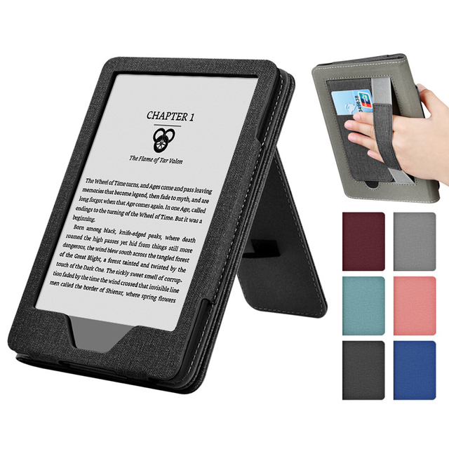 Leather Case for Kindle Paperwhite 12/11/10th Gen Magnetic Cover for Kindle Paperwhite 6/5/4/3/2/1 With Handle Holder KP006