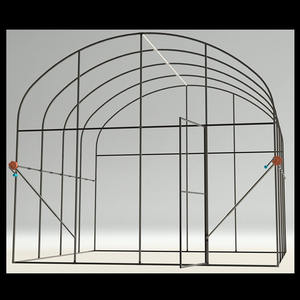 <span class=keywords><strong>Serre</strong></span> <span class=keywords><strong>de</strong></span> jardin galvanisée en arc rond à usage domestique 4x4m <span class=keywords><strong>serre</strong></span> <span class=keywords><strong>de</strong></span> jardin tunnel en film plastique à vendre - Product Image 2