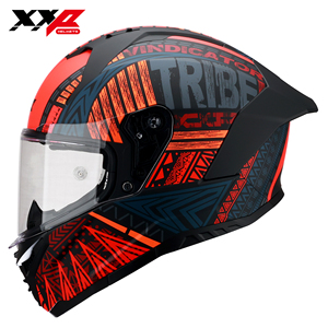 Casques de moto intégraux en ABS NOUVEAUX avec grand spoiler, double visière, toutes saisons, boucle à dégagement rapide, XXL, homologués DOT, VINDICATOR - Product Image 1