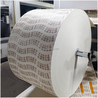 Papier en rouleau pour gobelets en pulpe de bois de bambou vierge, matière première pour gobelets en papier, rouleau de papier enduit de PE