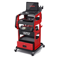 Carrito de Herramientas Multiusos LAUNCH TWT-100 con Ruedas para Laptop, Escáner y Almacenamiento de Herramientas de Taller