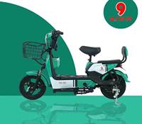 Vélo électrique urbain de loisirs à cadre en alliage d'aluminium 350W, 48V12AH, avec pédales et selle confortable – Prix direct usine