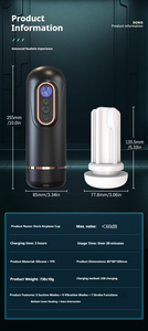 Masturbador Masculino <span class=keywords><strong>de</strong></span> TPE con Vibración, Calor y Succión, Juguete Sexual Eléctrico con Pantalla LED, Vagina Artificial, Juguete Sexual para Hombre - Product Image 6