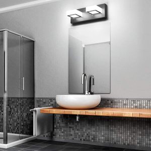 Lámpara de Pared <span class=keywords><strong>LED</strong></span> Moderna <span class=keywords><strong>para</strong></span> Baño, 3CCT Ajustable, 3 Cabezales, 12 Pulgadas, 15W, Regulable, IP44, Acabado Cromado, 120V CA, 5 Años de Garantía - Product Image 2