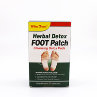 Patchs détoxifiants pour les pieds aux herbes chinoises avec logo personnalisé pour le sommeil et la purification