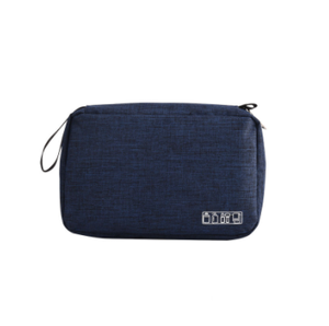 Sac de maquillage personnalisé en polyester imperméable, sac de toilette suspendu pour l'extérieur, organiseur de rangement - Product Image 4