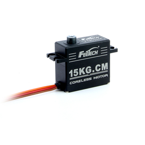 Moteur numérique sans balais Feetech FT9015M 7.4V 15kg de couple à engrenages métalliques pour mini-voiture RC à ailes, voitures de course sur route à l'échelle 1/10 et 1/8 - Product Image 3