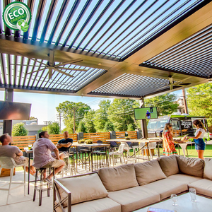 แผ่นกันฝนกลางแจ้งศาลาสวนเคลือบผงลานบ้าน - Product Image 4