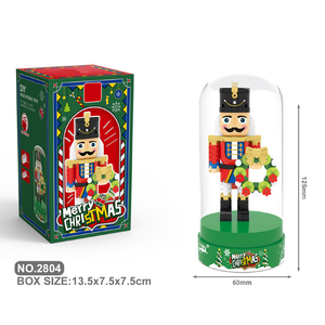 Buena calidad bloque Cascanueces educativo DIY Navidad juguetes personajes Mini figuras modelo elegante juguete decoraciones de Navidad - Product Image 4