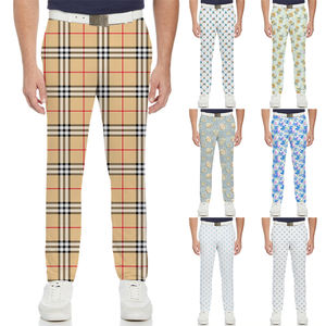 <span class=keywords><strong>Pantaloni</strong></span> da Golf Casual a vita alta da uomo con motivo personalizzato <span class=keywords><strong>pantaloni</strong></span> lunghi Chino <span class=keywords><strong>bianchi</strong></span> con fodera incorporata e stampa bandiera - Product Image 5