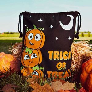 Sacs cadeaux réutilisables pour Halloween, sacs de fête, sacs à bonbons avec cordon de serrage, vente en gros - Product Image 5