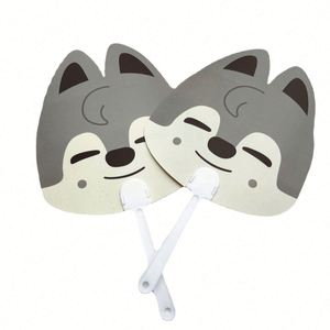 Éventails personnalisés KPOP avec photo imprimée, en plastique transparent, ronds, pour l'expression personnelle - Product Image 3