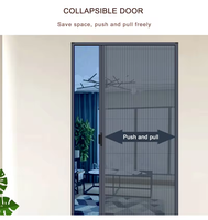 Moustiquaire Rétractable 2026, Maille Enroulable pour Fenêtre et Porte, Coulissante Verticale, Profilé Aluminium Anti-Insectes, Écran Plissé