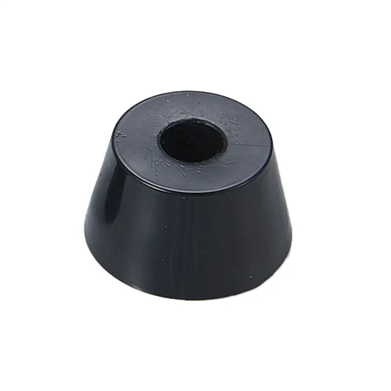 FAYSHING Tapered Conical recessed rubber bumper feet Pads Black Spacer Anti Vibration Chassis foot pad
