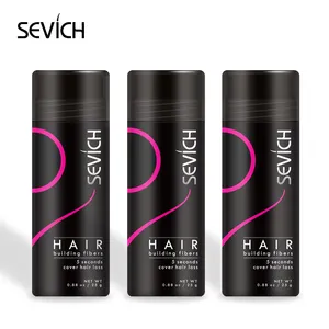 自有品牌头发建筑纤维加厚纤维纯红塞维奇500克涂抹器塞维奇头发加厚纤维