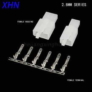 Connecteurs automobiles série 2.8 DJ7031A-2.8 1P/2P/3P/4P/6P/8P/9P 6030-6991 pour systèmes d'alimentation de moto, borne de connexion ABS - Product Image 4