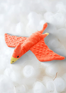 OEM ODM Katoenen Pluche Hondenspeelgoed Verjaardag Cado Piepend Kauw- en Bijtspeeltje Schattig Dieren Vogel Zacht Pluche Speelgoed Aangepaste logo Kleur - Product Image 4