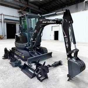 Livraison Gratuite, Moteur EPA Kubota, Nouvelle Mini-Pelleteuse sur Chenilles de 4 Tonnes, Mini-Excavatrice de 1 Tonne, 2 Tonnes, 3,5 Tonnes, Mini-Excavatrices Compactes - Product Image 2