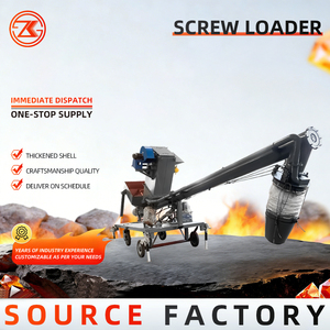 Convoyeur télescopique mobile Zhengkang à vitesse réglable pour le chargement de vis, silo, trémie, ciment en vrac, cendres volantes, poudre - Product Image 5