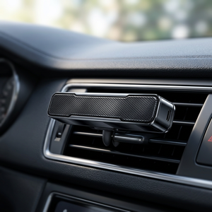 Désodorisant de voiture à clipser sur grille d'aération, parfum floral, fixation sur siège, durée 31 à 60 jours, sans électricité, gris/noir - Product Image 1