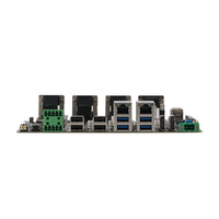 Contrôle industriel sans ventilateur double LAN 6 RS232 RS485 COM Win11 Linux pare-feu routeur GPIO carte mère