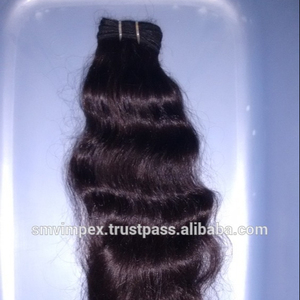 Tejido de cabello rizado natural, buen feedback Extensión de cabello rizado con textura natural sin procesar, cabello remy sin enredos - Product Image 4