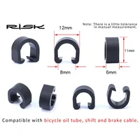 Boucle de câble de frein de changement de vitesse en plastique de type C, 30 pièces RISK, organisateur en forme de U, pince à pression pour cadre de tuyau hydraulique