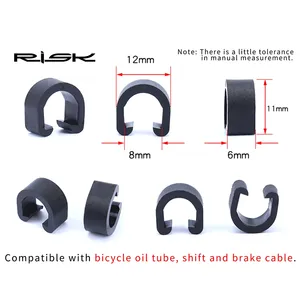 RISK-Cable de freno de cambio Tipo C, organizador de hebilla en forma de U, abrazadera a presión, marco de manguera hidráulica, 30 Uds. - Product Image 3