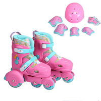 Patins à roulettes réglables professionnels EACH pour garçons et filles, taille populaire pour les débutants, chaussures de patinage d'extérieur pour enfants