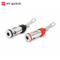 HY AUDIO Bornes de liaison en cuivre pur Telurium couleur argent, borniers pour haut-parleur de graves, accessoires pour haut-parleurs, connecteurs électriques