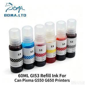 Tinta de Recarga para Impresoras Canon GI-13 23 GI-43 GI53 73 G510 <span class=keywords><strong>G610</strong></span> G620 G540 G640 G550 G650 G570 G670 G580 G680 G590 G690 G695 - Product Image 1