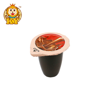 Vente en gros de confiture de chocolat croustillante sucrée avec gaufrette cône de tasse à biscuits Ingrédients supplémentaires Bonbons et noix