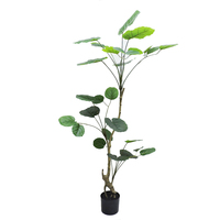 Vente en gros de plantes artificielles haut de gamme au look authentique Arbre artificiel en pot dans un pot en plastique pour ornements de jardin intérieur extérieur