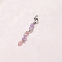Offre Spéciale : Lot de 6 Breloques Papillon en Pierre Naturelle pour Tresses, Bijoux de Cheveux pour Dreadlocks, Accessoires Métalliques