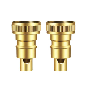 Water Stop Valve 4 Point Copper Color Metal Automatic Shut Off For Kitchen Faucet Accessories - Product Image 5