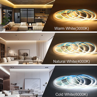 Bande LED COB haute densité 12V 24V CRI 90 95 3000K/4000K/6500K 3mm/4mm/5mm/8mm