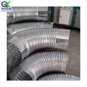 สายการผลิตท่อไอเสียโลหะแบบสูบลมสำหรับสายการผลิตท่อปล่องไฟตรง<span class=keywords><strong>อุปกรณ์</strong></span>ข้อศอกและระบายอากาศแบบคลื่น - Product Image 5