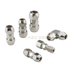 Conector de Compresión Recto de 1 mm, Accesorio de Tubería de Acero Inoxidable, Piezas Neumáticas - Product Image 4