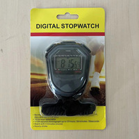Tampilan Timer Stopwatch Olahraga Digital Elektronik dengan Waktu Tanggal Fungsi Alarm untuk Pelatih Olahraga Pelatih Kebugaran dan Wasit